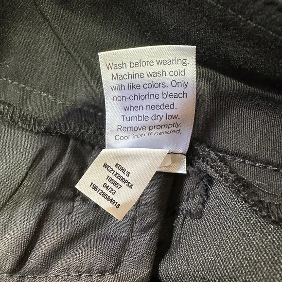 NWT Croft & Bartow Effortless Stretch pull on bootcut pants SZ 16 - Picture 6 of 6